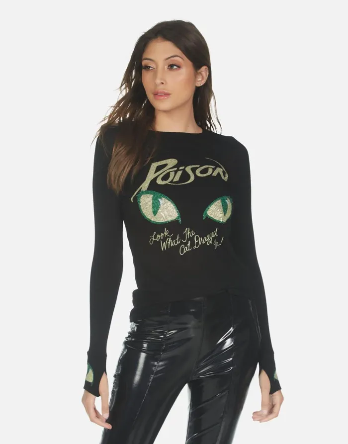 McKinley X Crystal Poison Black Women039s Lauren Moshi Long Sleeve