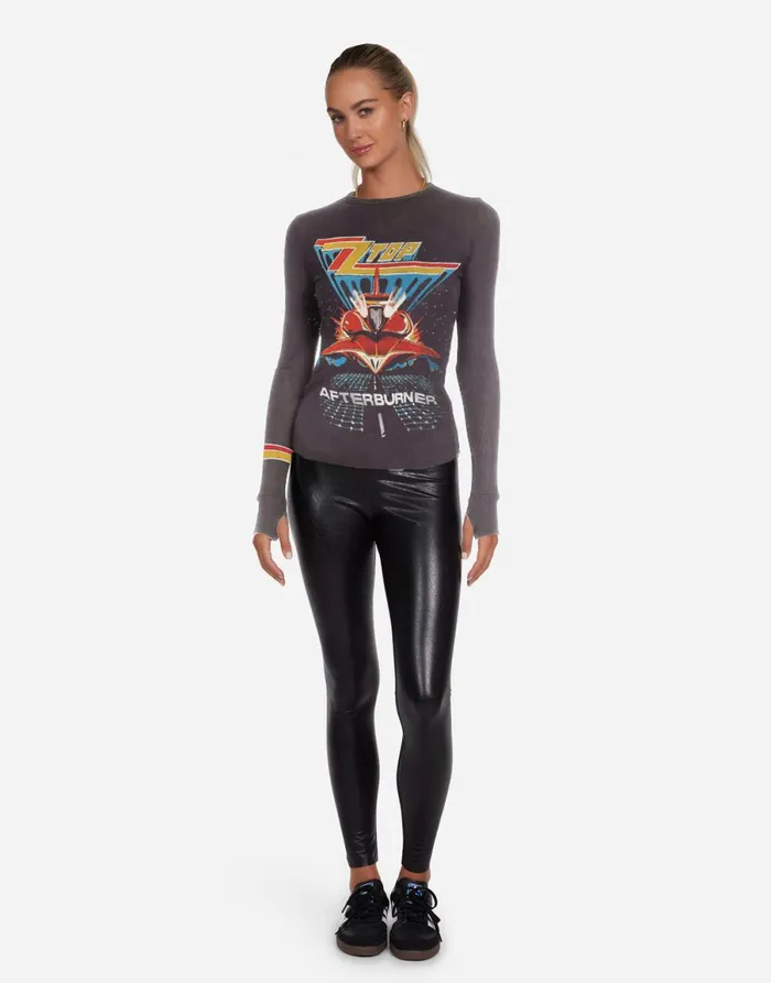 McKinley ZZ Top Afterburner Vintage Black Women039s Lauren Moshi Long Sleeve