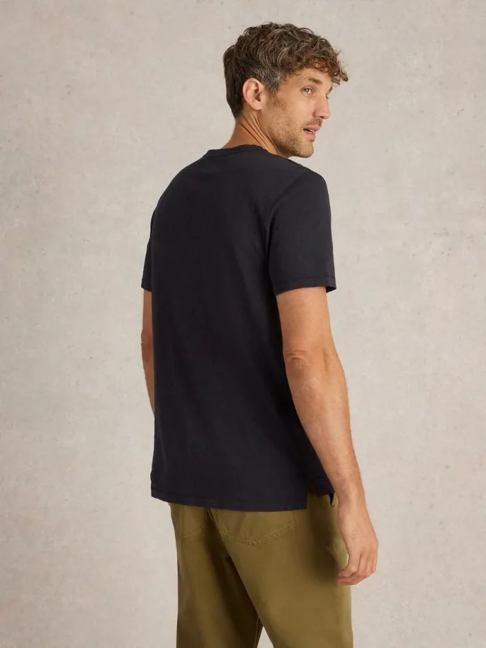 Men Abersoch Short Sleeve Tee Black White Stuff Loungewear Men Abersoch Short Sleeve Tee Black White Stuff Loungewear