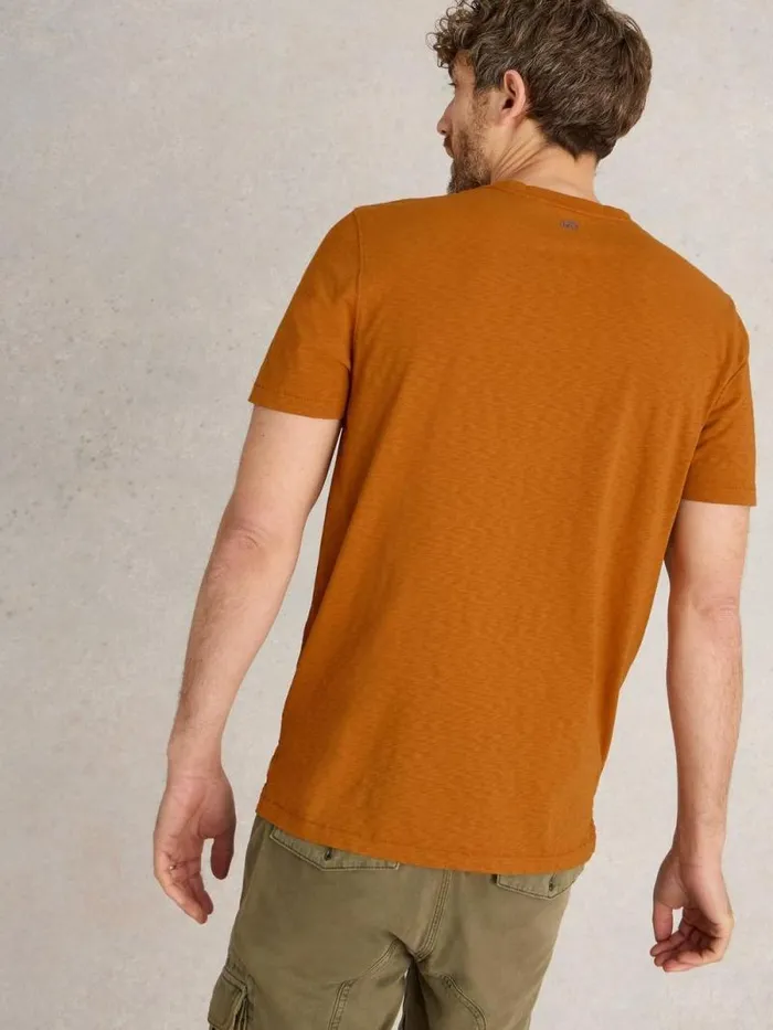 Men Abersoch Short Sleeve Tee Orange White Stuff Loungewear Men Abersoch Short Sleeve Tee Orange White Stuff Loungewear