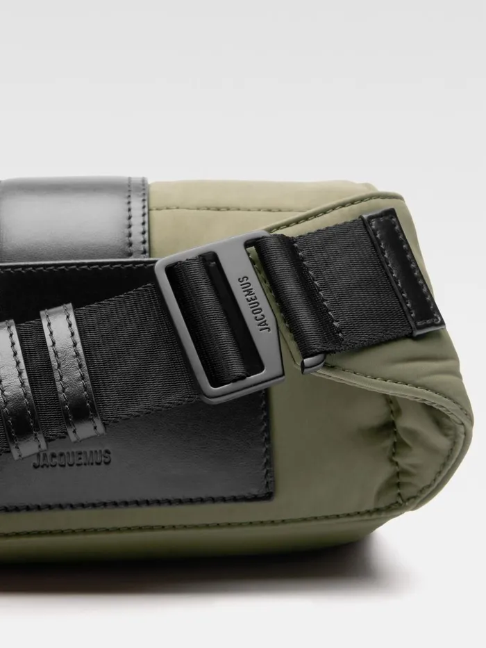 Men Bags JACQUEMUS The Bambino Bum Bag Khaki Men Bags JACQUEMUS The Bambino Bum Bag Khaki