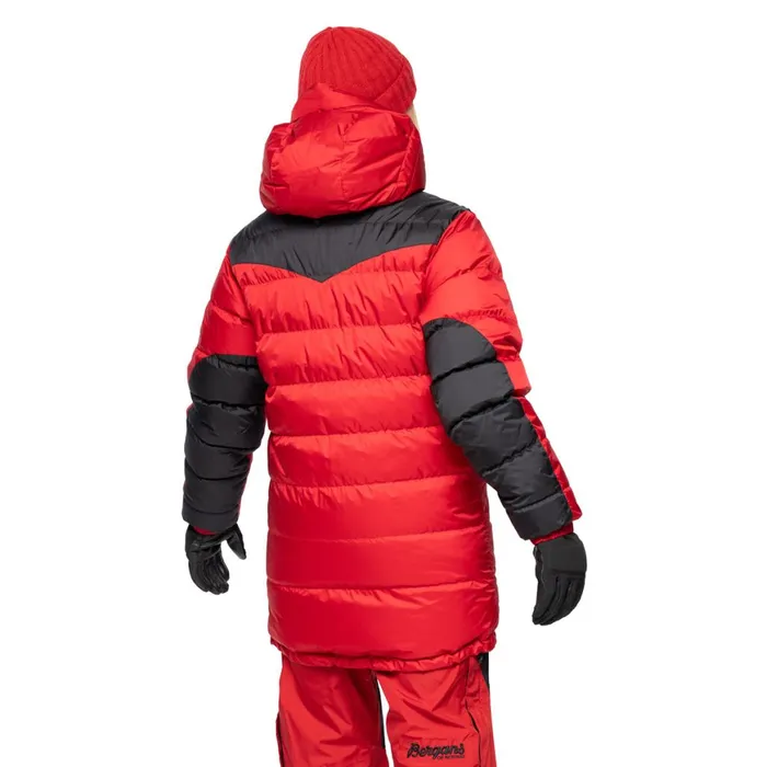 Men Bergans Of Norway Down Jackets Expedition Down Light Parka Red Black