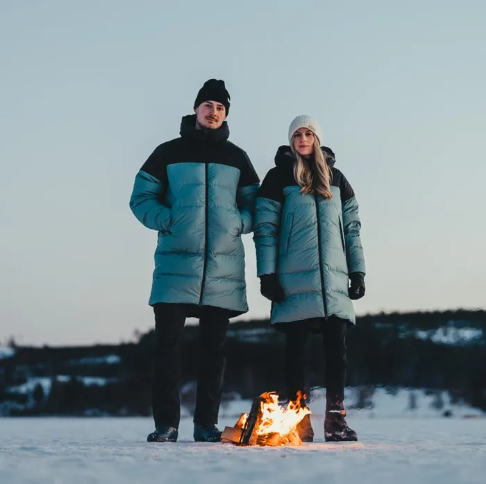 Men Bergans Of Norway Down Jackets Oslo Urban Down Parka Grey Sage Black