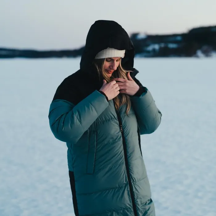 Men Bergans Of Norway Down Jackets Oslo Urban Down Parka Grey Sage Black