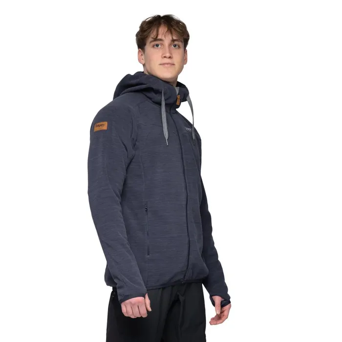 Men Bergans Of Norway Fleece Hareid Fleece Jacket Dark Navy
