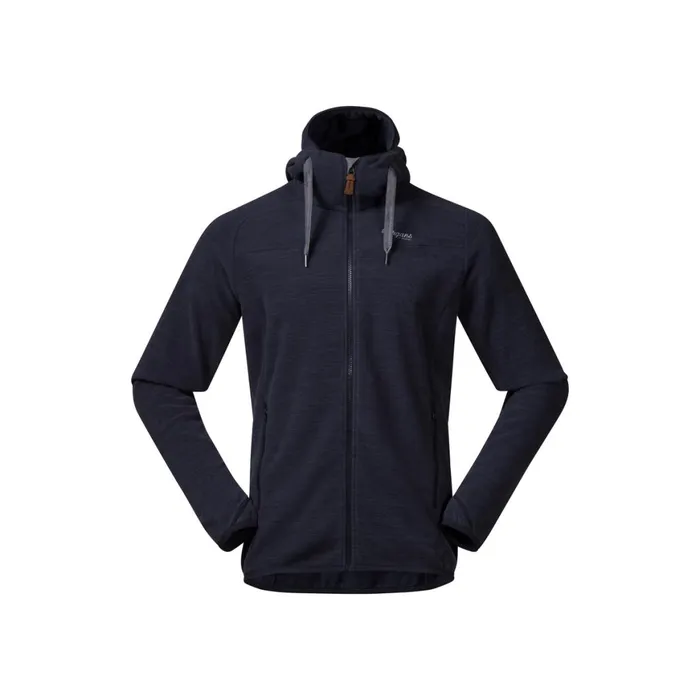 Men Bergans Of Norway Fleece Hareid Fleece Jacket Dark Navy