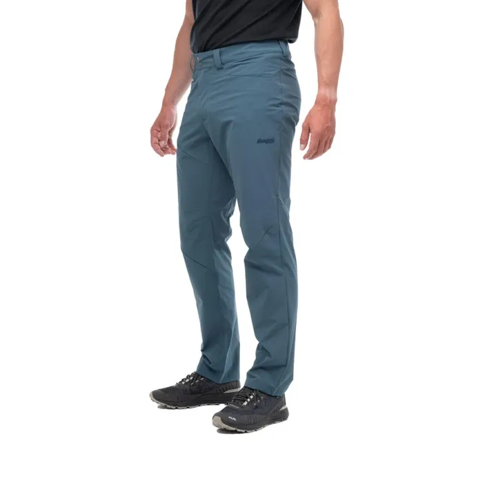 Men Bergans Of Norway Hiking Pants Vandre Light Softshell Pants Orion Blue