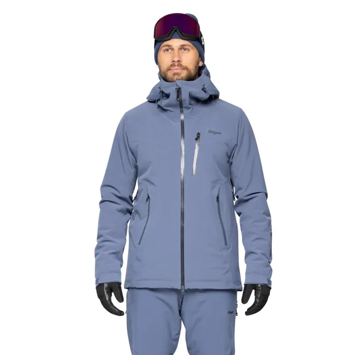 Men Bergans Of Norway Ski Jackets Oppdal Insulated Jacket Granite Blue