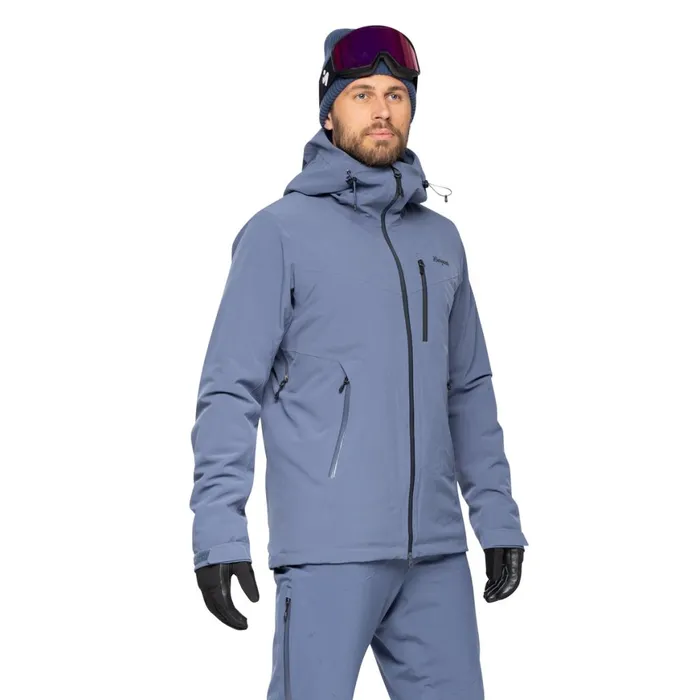 Men Bergans Of Norway Ski Jackets Oppdal Insulated Jacket Granite Blue