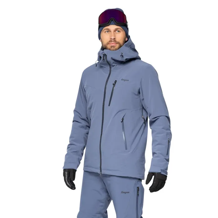 Men Bergans Of Norway Ski Jackets Oppdal Insulated Jacket Granite Blue