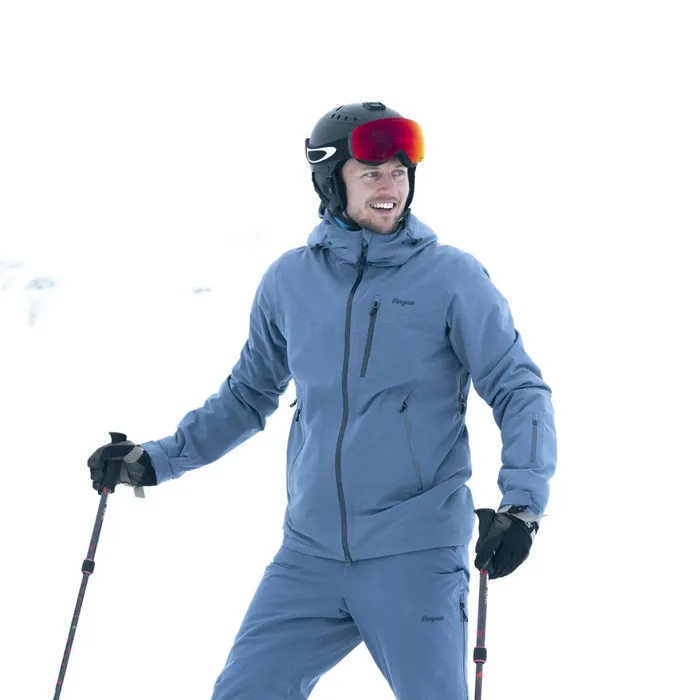 Men Bergans Of Norway Ski Jackets Oppdal Insulated Jacket Granite Blue