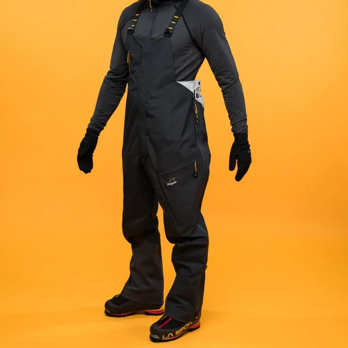 Men Bergans Of Norway Ski Pants Y Mountainline Bold 3l Shell Bib Pants