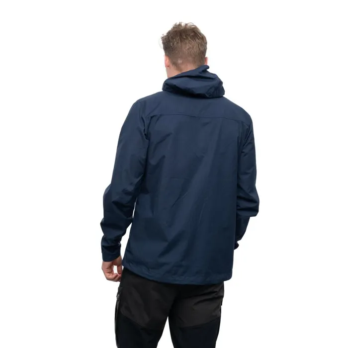 Men Bergans Of Norway Softshell Jackets Nordmarka Leaf Light Wind Jacket Navy Blue