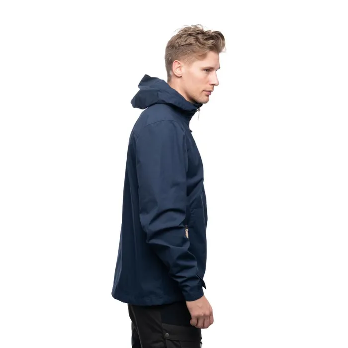 Men Bergans Of Norway Softshell Jackets Nordmarka Leaf Light Wind Jacket Navy Blue