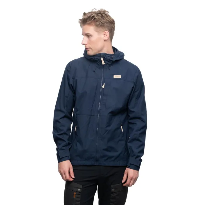 Men Bergans Of Norway Softshell Jackets Nordmarka Leaf Light Wind Jacket Navy Blue