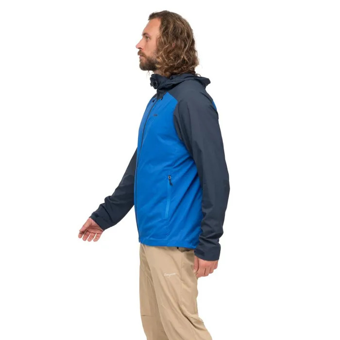 Men Bergans Of Norway Softshell Jackets Rabot Windbreaker Jacket Space Blue Navy Blue