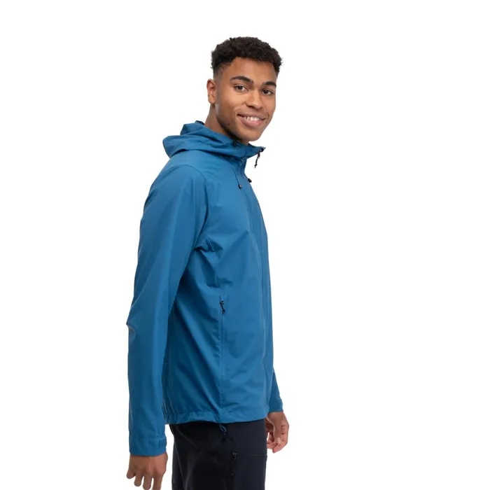 Men Bergans Of Norway Softshell Jackets Skar Light Windbreaker Jacket North Sea Blue