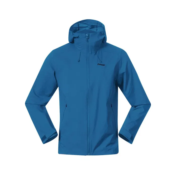 Men Bergans Of Norway Softshell Jackets Skar Light Windbreaker Jacket North Sea Blue