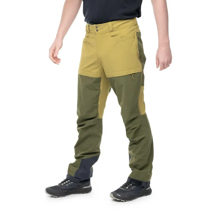 Men Bergans Of Norway Softshell Pants Bekkely Hybrid Pants Olive Green Dark Olive Green