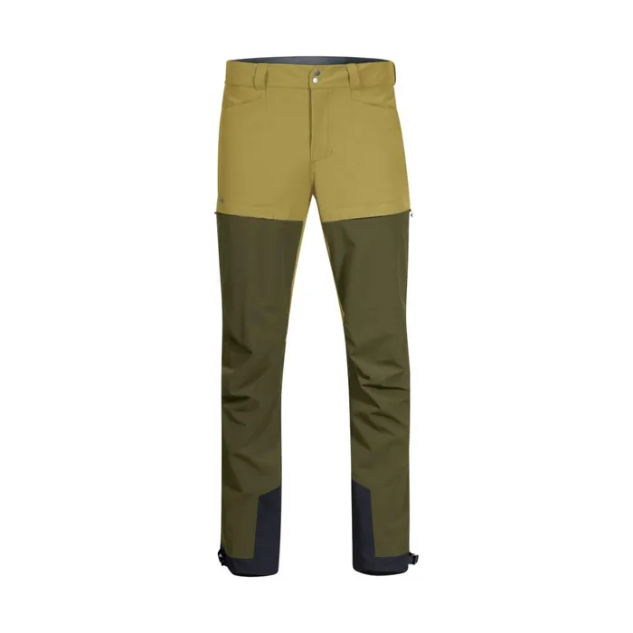 Men Bergans Of Norway Softshell Pants Bekkely Hybrid Pants Olive Green Dark Olive Green