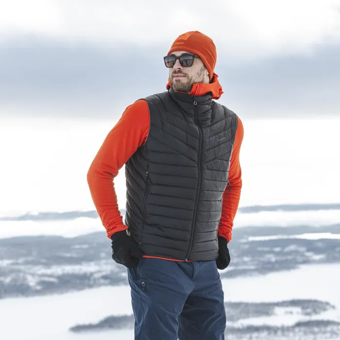 Men Bergans Of Norway Vests Rabot Light Down Vest Black