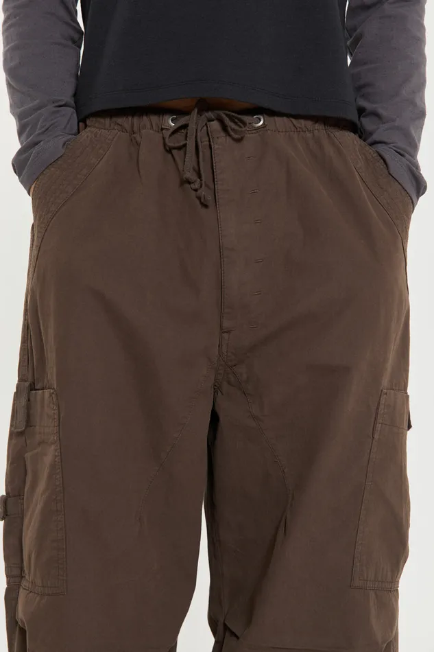 Men Bestsellers Jaded London Shop Brown Parachute Cargo Pants