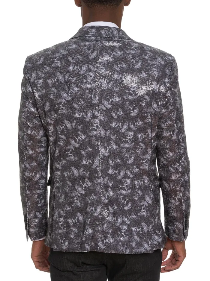 Men Blazers Robert Graham CALO SEQUIN BLAZER Black