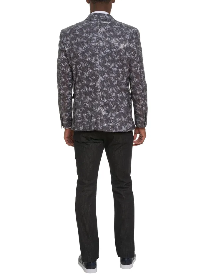 Men Blazers Robert Graham CALO SEQUIN BLAZER Black