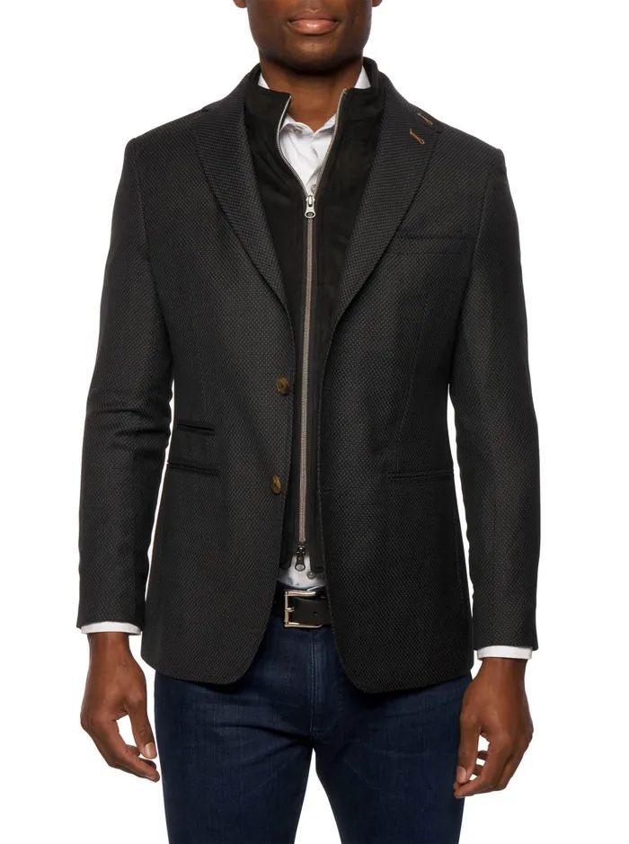 Men Blazers Robert Graham UPTOWN XV BLAZER Navy