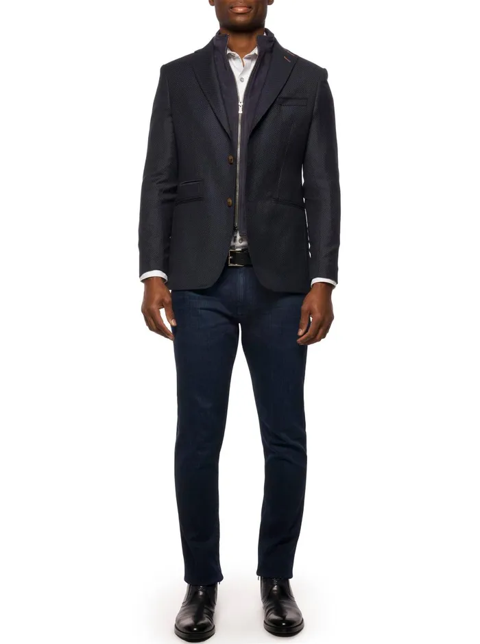 Men Blazers Robert Graham UPTOWN XV BLAZER Navy