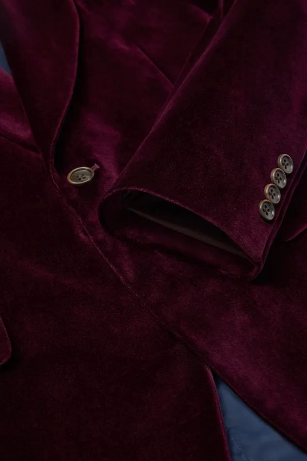 Men Bonobos Blazers and Sport Coats Jetsetter Italian Velvet Blazer Cabernet Men Bonobos Blazers and Sport Coats Jetsetter Italian Velvet Blazer Cabernet
