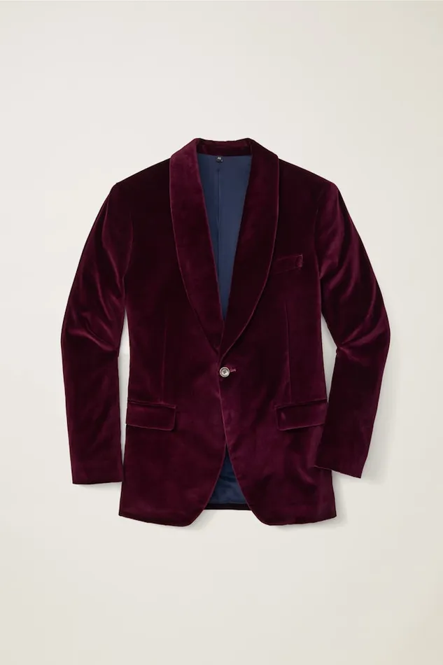 Men Bonobos Blazers and Sport Coats Jetsetter Italian Velvet Blazer Cabernet Men Bonobos Blazers and Sport Coats Jetsetter Italian Velvet Blazer Cabernet