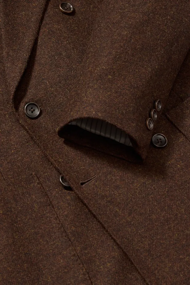 Men Bonobos Blazers and Sport Coats Jetsetter Unconstructed Double Breasted Blazer Walnut Brown