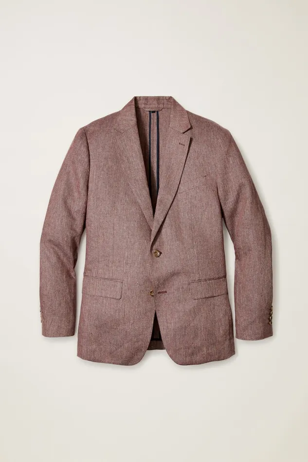 Men Bonobos Blazers and Sport Coats Unconstructed Italian Blazer Eggplant Herringbone Men Bonobos Blazers and Sport Coats Unconstructed Italian Blazer Eggplant Herringbone