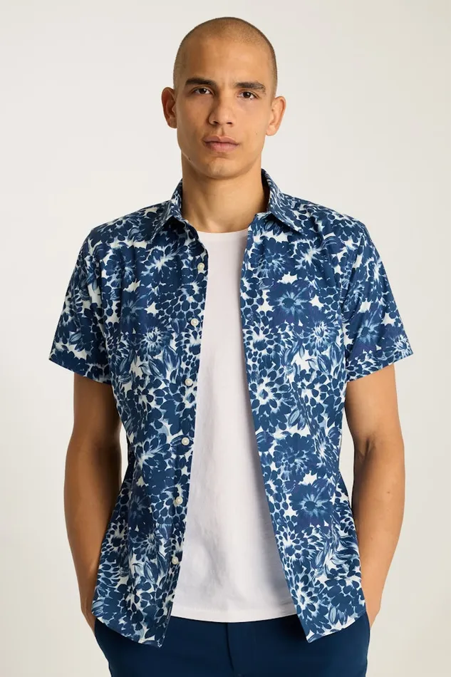 Men Bonobos Casual Shirts Button Up Your Style With Bonobos039 Riviera Short Sleeve Shirt Blue And White Floral Men Bonobos Casual Shirts Button Up Your Style With Bonobos039 Riviera Short Sleeve Shirt Blue And White Floral