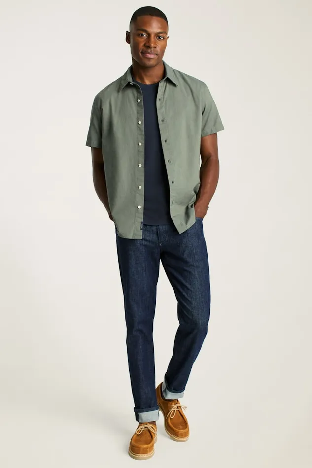 Men Bonobos Casual Shirts Button Up Your Style With Bonobos039 Riviera Short Sleeve Shirt Olive Oxford