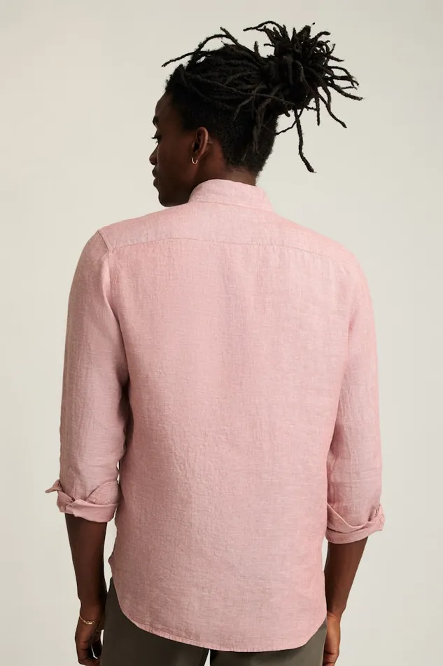 Men Bonobos Casual Shirts Everyday Linen Shirt Redwood Men Bonobos Casual Shirts Everyday Linen Shirt Redwood