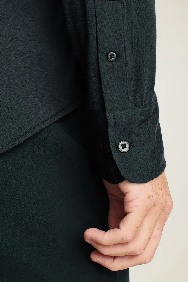 Men Bonobos Casual Shirts Performance Merino Shirt Jet Black Men Bonobos Casual Shirts Performance Merino Shirt Jet Black