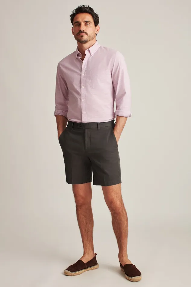 Men Bonobos Chino Shorts Italian Stretch Chino Shorts Asphalt Grey