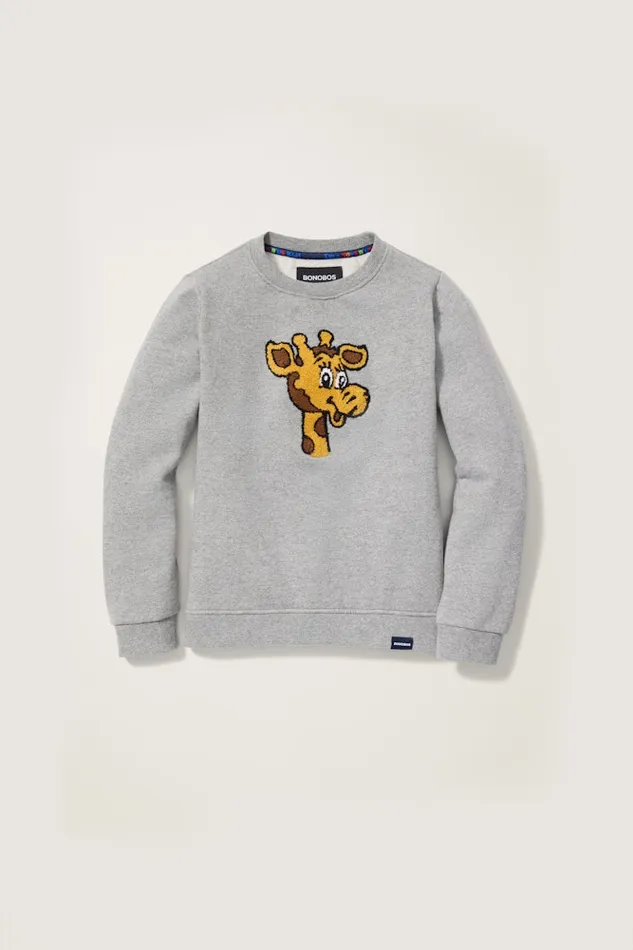 Men Bonobos Crew and VNeck Sweaters Geoffrey Kids Supersoft Crew Graphite Grey Men Bonobos Crew and VNeck Sweaters Geoffrey Kids Supersoft Crew Graphite Grey