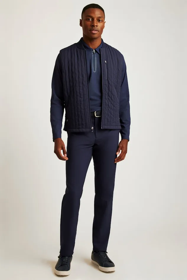 Men Bonobos Crew and VNeck Sweaters The Elements Golf Vest Navy