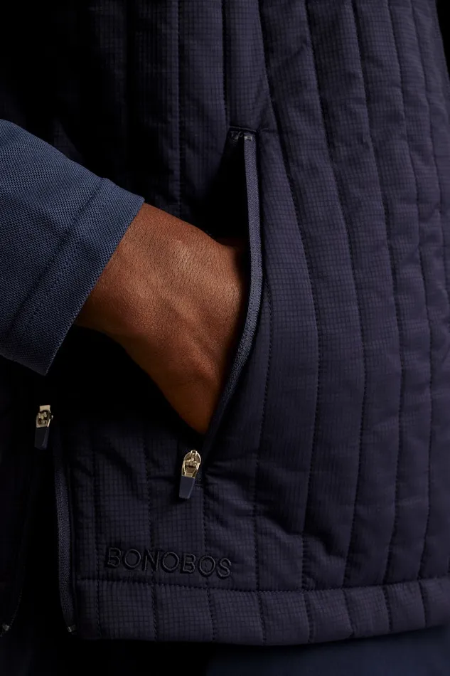 Men Bonobos Crew and VNeck Sweaters The Elements Golf Vest Navy