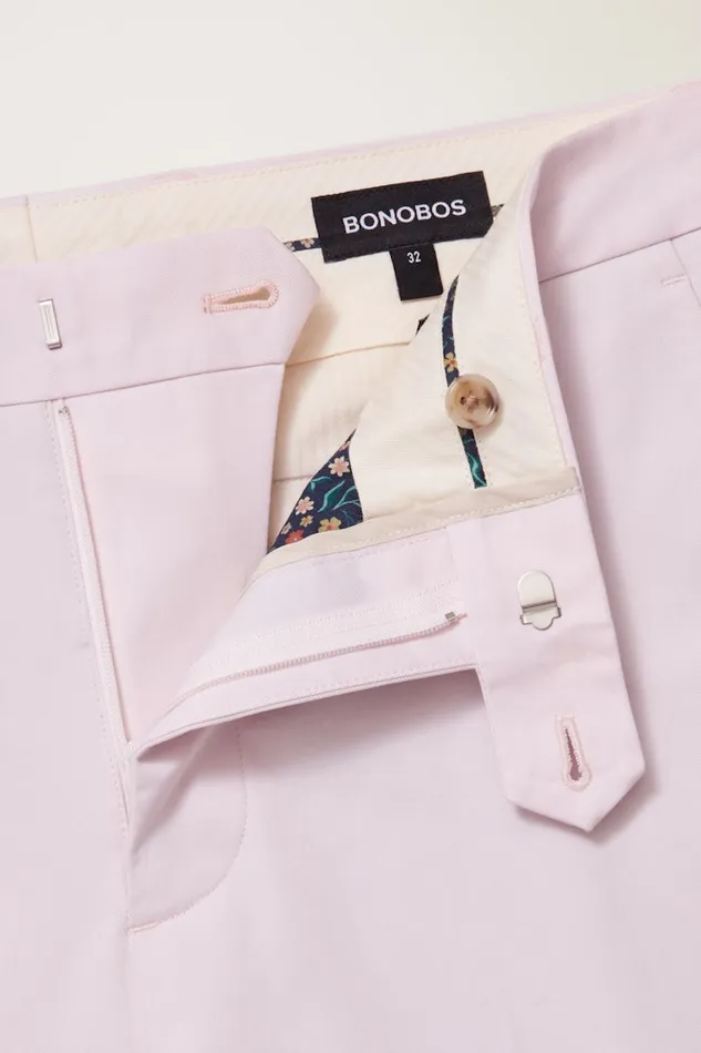 Men Bonobos Dress Pants Jetsetter Italian Cotton Dress Pant Dusty Pink
