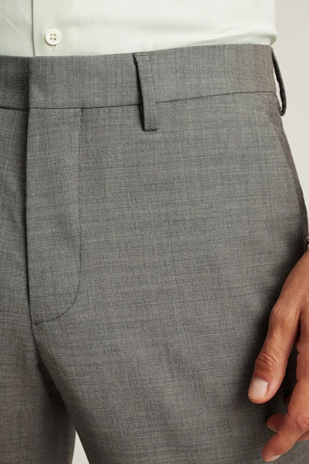 Men Bonobos Dress Pants Jetsetter Italian Wool Dress Pant Grey Sharkskin
