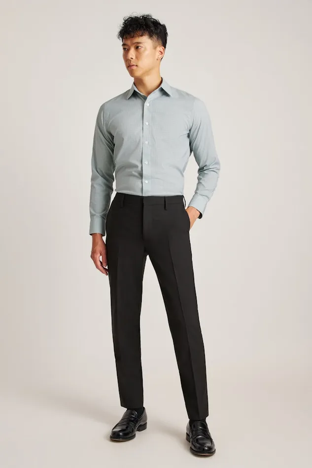 Men Bonobos Formal Dress Shirts Desk To Dinner Shirt 8211 Untucked Button Down Shirt Spun Sugar Check
