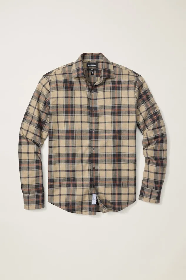 Men Bonobos Formal Dress Shirts Jetsetter Premium Merino Dress Shirt Cream Navy Plaid Men Bonobos Formal Dress Shirts Jetsetter Premium Merino Dress Shirt Cream Navy Plaid