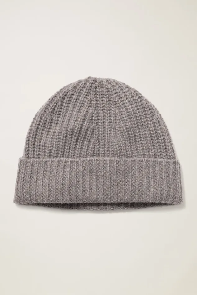Men Bonobos Hats and More Cashmere Beanie Heather Grey