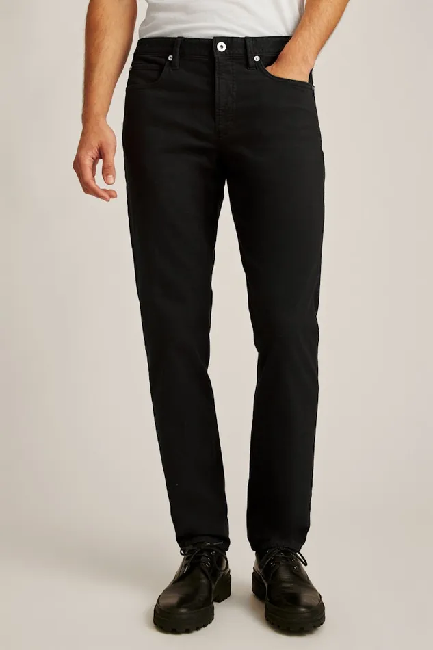 Men Bonobos Jeans Italian 5 Pocket Pants Jet Black
