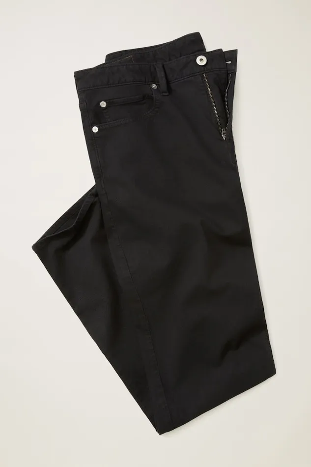 Men Bonobos Jeans Italian 5 Pocket Pants Jet Black