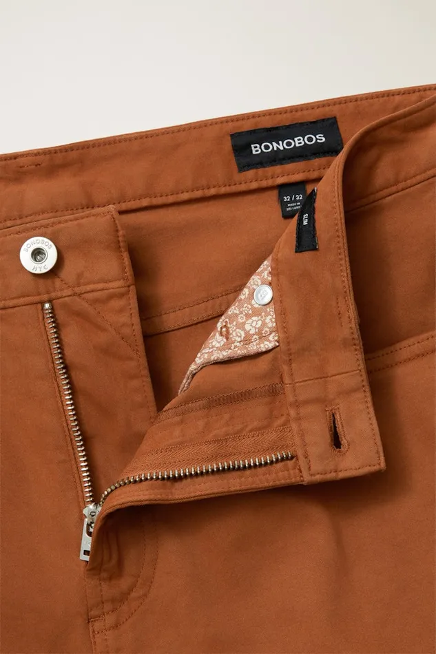 Men Bonobos Jeans Italian Brushed 5Pocket Pants Sequoia Brown Men Bonobos Jeans Italian Brushed 5Pocket Pants Sequoia Brown